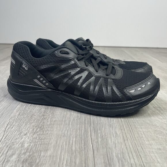 SAS Mission One Mens SZ 11 D Sneaker Black Lace Up Athletic Shoes Vibram Sole C - Picture 3 of 9